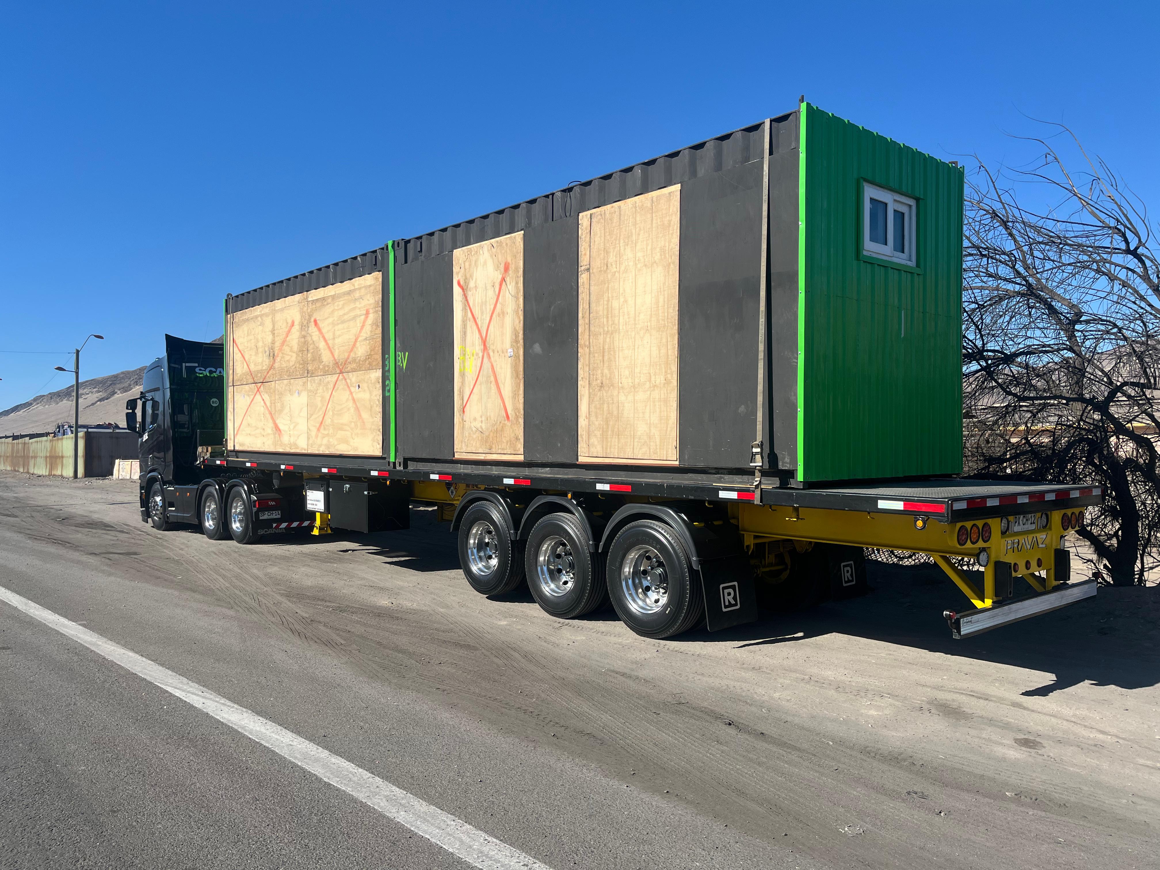 Carga transportada